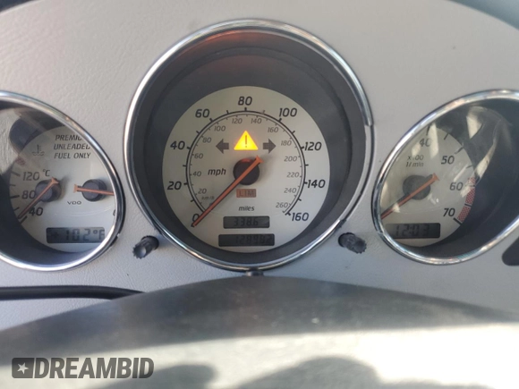 1998 Mercedes-Benz SLK-Class with VIN WDBKK47F8WF031084, listed as a Copart auction lot 67831314 with 128,982 mi miles and Clean Title. Bid and sale history available at carsss.com. Image 9.