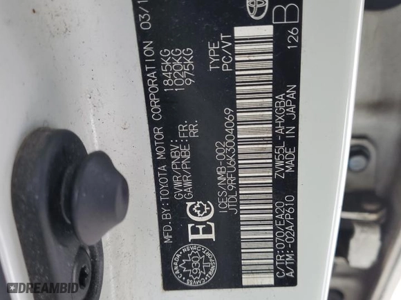 2019 Toyota Prius LE with VIN JTDL9RFU6K3004069, listed as a Copart auction lot 89256535 with 109,480 mi miles and Salvage Title. Bid and sale history available at carsss.com. Image 13.