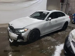 2019 BMW 3 Series 330i xDrive with VIN WBA5R7C59KAJ81850, listed as a Copart auction lot 88526315 with 64,770 mi miles and Salvage title. Bid and sale history available at DreamBid. Image 1.