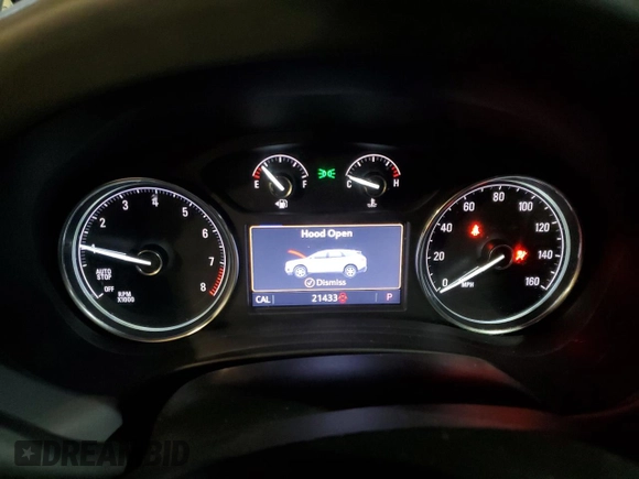 2023 Buick Enclave Essence with VIN 5GAEVAKW0PJ141364, listed as a Copart auction lot 84047794 with 21,433 mi miles and Salvage Title. Bid and sale history available at DreamBid. Image 9.