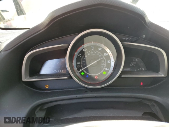2014 Mazda 3 i Touring with VIN JM1BM1V74E1162501, listed as a Copart auction lot 48754505 with 125,717 mi miles and Salvage Title. Bid and sale history available at DreamBid. Image 9.