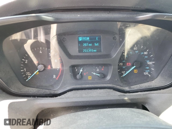 2015 Ford Transit Cargo with VIN 1FTNE2CM3FKA28342, listed as a Copart auction lot 44156275 with 251,391 mi miles and Salvage Title. Bid and sale history available at carsss.com. Image 9.
