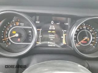 2022 Jeep Wrangler Unlimited Sport with VIN 1C4HJXDG6NW133687, listed as a Copart auction lot 46189285 with 15,083 mi miles and Salvage Title. Bid and sale history available at DreamBid. Image 9.