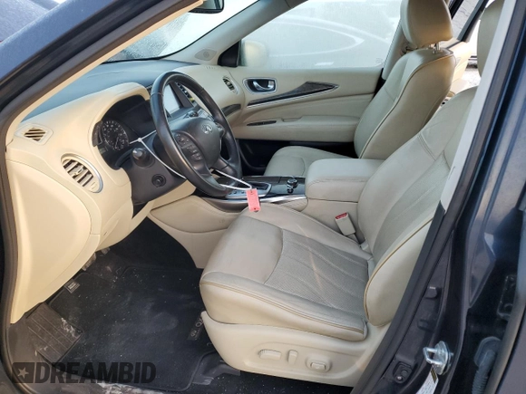 2015 Infiniti QX60 with VIN 5N1AL0MM7FC505044, listed as a Copart auction lot 50347925 with 82,514 mi miles and Salvage title. Bid and sale history available at DreamBid. Image 7.
