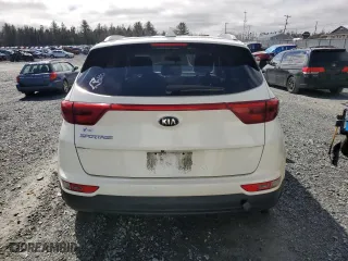 2018 Kia Sportage LX with VIN KNDPMCAC5J7452452, listed as a Copart auction lot 48515735 with 160,280 mi miles and Salvage Title. Bid and sale history available at carsss.com. Image 6.