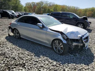 2016 Mercedes-Benz C 300 Luxury with VIN 55SWF4KB3GU120478, listed as a Copart auction lot 53124805 with Not provided miles and Salvage title. Bid and sale history available at DreamBid. Image 4.