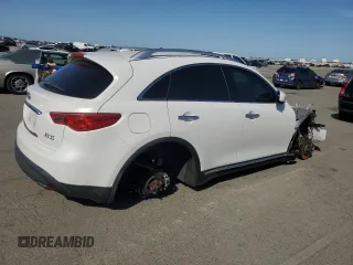 2012 Infiniti FX with VIN JN8AS1MW7CM152071, listed as a Copart auction lot 52519145 with 148,657 mi miles and Salvage title. Bid and sale history available at DreamBid. Image 3.