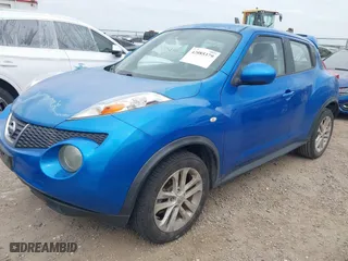 2011 Nissan Juke SV with VIN JN8AF5MR7BT022429, listed as a IAAI auction lot 42085379 with 119,380 mi miles. Bid and sale history available at carsss.com. Image 2.