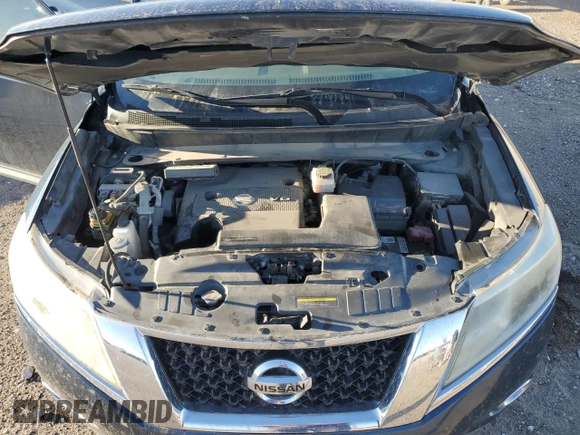 2015 Nissan Pathfinder S z VIN 5N1AR2MM1FC658447, wystawiony jako Copart lot #48972195 z przebiegiem 108 805 mil mil oraz Czysty tytuł • Clean title. Historia ofert i sprzedaży dostępna na DreamBid. Obrazek 12.