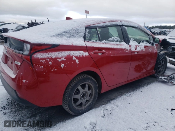 2022 Toyota Prius LE with VIN JTDL9MFU7N3037864, listed as a Copart auction lot 48188275 with 37,511 mi miles and Salvage title. Bid and sale history available at DreamBid. Image 3.
