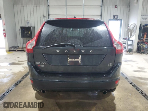 2013 Volvo XC60 T6 with VIN YV4902DZ0D2422384, listed as a Copart auction lot 57321755 with 129,508 mi miles and Salvage title. Bid and sale history available at DreamBid. Image 6.