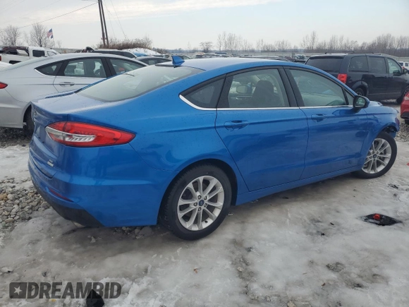 2020 Ford Fusion SE with VIN 3FA6P0HD5LR145963, listed as a Copart auction lot 43199375 with 22,930 mi miles and Salvage Title. Bid and sale history available at carsss.com. Image 3.