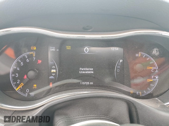 2017 Jeep Grand Cherokee Limited with VIN 1C4RJFBG5HC794277, listed as a Copart auction lot 61822845 with 115,725 mi miles and Salvage title. Bid and sale history available at DreamBid. Image 9.