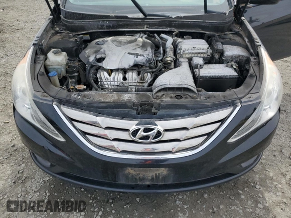 2012 Hyundai Sonata Limited with VIN 5NPEC4AB7CH411987, listed as a Copart auction lot 47924155 with 163,430 mi miles and Salvage Title. Bid and sale history available at carsss.com. Image 11.