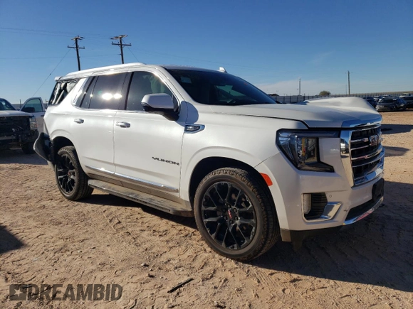 2022 GMC Yukon SLT with VIN 1GKS2BKDXNR266423, listed as a Copart auction lot 80882294 with 40,483 mi miles and Salvage Title. Bid and sale history available at carsss.com. Image 4.