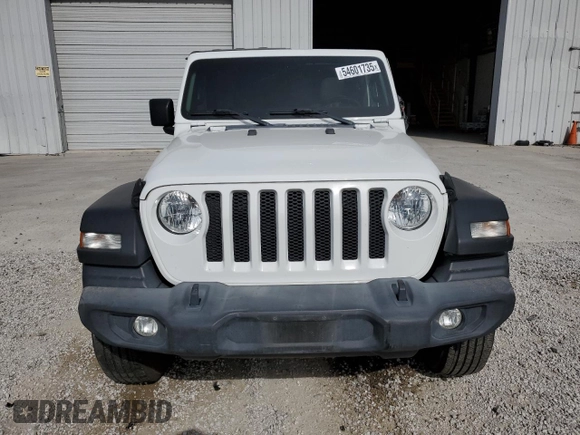 2021 Jeep Wrangler Unlimited Sport S z VIN 1C4HJXDN9MW625689, wystawiony jako Copart lot #54601735 z przebiegiem 82 392 mil mil oraz Szkoda całkowita • Salvage title. Historia ofert i sprzedaży dostępna na DreamBid. Obrazek 5.