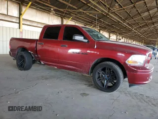 2012 Ram 1500 Tradesman with VIN 1C6RD6KP2CS296003, listed as a Copart auction lot 82170314 with 136,216 mi miles and Salvage title. Bid and sale history available at DreamBid. Image 4.