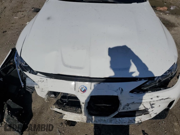 2023 BMW M3 Competition xDrive with VIN WBS43AY01PFN54537, listed as a Copart auction lot 49723805 with 0 mi miles and Salvage Title. Bid and sale history available at carsss.com. Image 13.