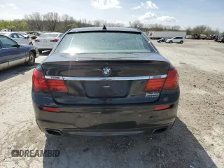 2013 BMW 7 Series 750i with VIN WBAYA8C58DC996493, listed as a Copart auction lot 51622225 with 155,519 mi miles and Clean Title. Bid and sale history available at DreamBid. Image 6.