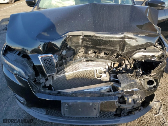 2020 Jeep Cherokee Latitude with VIN 1C4PJLCB2LD528100, listed as a Copart auction lot 46123655 with 75,904 mi miles and Salvage Title. Bid and sale history available at carsss.com. Image 12.