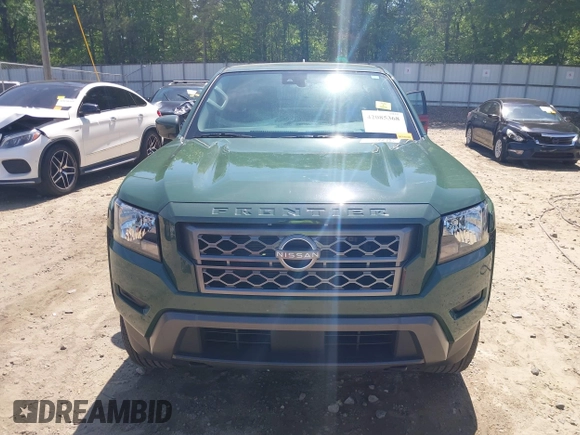2022 Nissan Frontier SV with VIN 1N6ED1EK1NN695199, listed as a IAAI auction lot 42085368 with 30,481 mi miles and . Bid and sale history available at DreamBid. Image 13.