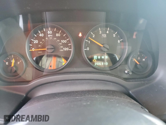 2011 Jeep Patriot Sport with VIN 1J4NF1GB0BD164954, listed as a Copart auction lot 51068835 with 206,313 mi miles and Clean Title. Bid and sale history available at DreamBid. Image 9.
