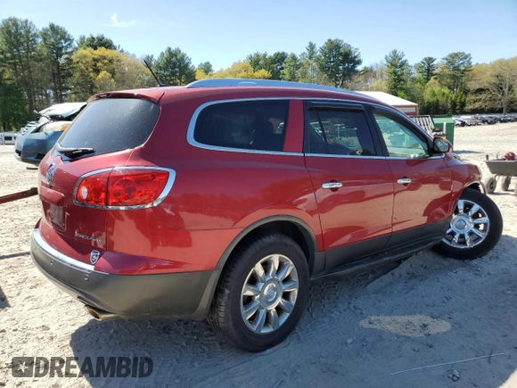2012 Buick Enclave Leather with VIN 5GAKRCED8CJ235693, listed as a Copart auction lot 55089775 with 123,235 mi miles and Clean Title. Bid and sale history available at carsss.com. Image 3.