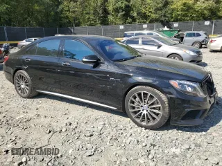 2016 Mercedes-Benz S-Class AMG S 63 with VIN WDDUG7JB7GA230120, listed as a Copart auction lot 70949214 with 112,697 mi miles and Salvage Title. Bid and sale history available at carsss.com. Image 4.