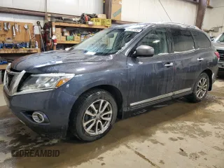 2014 Nissan Pathfinder SL with VIN 5N1AR2MMXEC672216, listed as a Copart auction lot 50757445 with 165,435 mi miles and Salvage Title. Bid and sale history available at carsss.com. Image 1.