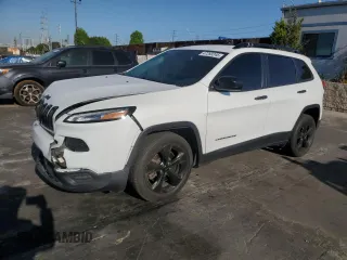 2016 Jeep Cherokee Altitude with VIN 1C4PJLAB5GW376455, listed as a Copart auction lot 47283245 with 90,982 mi miles and Salvage Title. Bid and sale history available at carsss.com. Image 1.