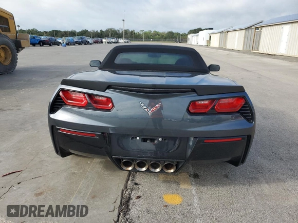 2014 Chevrolet Corvette Z51 3LT z VIN 1G1YM3D77E5125967, wystawiony jako Copart lot #74243324 z przebiegiem Nie podano mil oraz Szkoda całkowita • Salvage title. Historia ofert i sprzedaży dostępna na DreamBid. Obrazek 6.