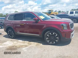 2023 Kia Telluride SX X-Pro with VIN 5XYP5DGC9PG384453, listed as a IAAI auction lot 42556697 with 4,641 mi miles and . Bid and sale history available at DreamBid. Image 14.