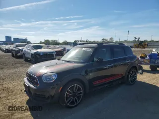 2019 MINI Countryman John Cooper Works with VIN WMZYV9C58K3F03103, listed as a Copart auction lot 72190344 with 23,680 mi miles and Salvage Title. Bid and sale history available at carsss.com. Image 1.