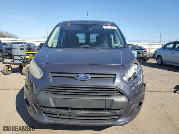 2014 Ford Transit Connect Wagon XLT with VIN NM0GS9F78E1163673, listed as a Copart auction lot 47164825 with 204,670 mi miles and Salvage Title. Bid and sale history available at carsss.com. Image 5.