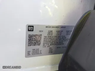 2025 Chevrolet Trax 2RS with VIN KL77LJEP1SC016255, listed as a IAAI auction lot 41731931 with 10,616 mi miles. Bid and sale history available at carsss.com. Image 9.