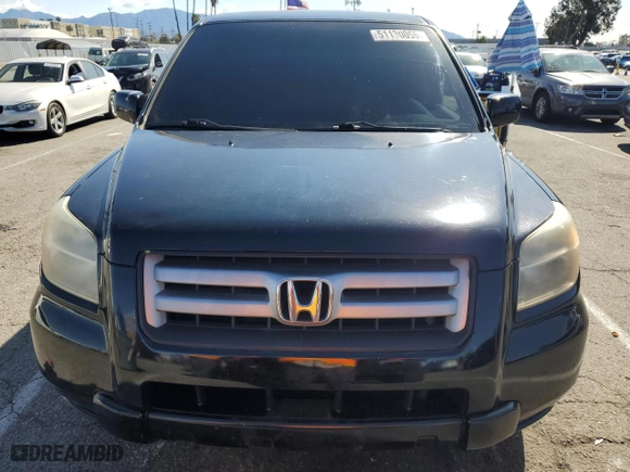 2007 Honda Pilot LX with VIN 5FNYF28107B040892, listed as a Copart auction lot 51130055 with 0 mi miles and Salvage Title. Bid and sale history available at carsss.com. Image 5.