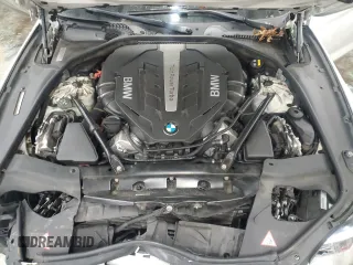 2015 BMW 6 Series 650i xDrive with VIN WBA6B4C54FD761440, listed as a Copart auction lot 45851515 with 64,060 mi miles and Salvage Title. Bid and sale history available at DreamBid. Image 13.
