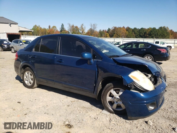 2007 Nissan Versa 1.8 SL with VIN 3N1BC11E57L407117, listed as a Copart auction lot 77336884 with 193,869 mi miles and Salvage Title. Bid and sale history available at carsss.com. Image 4.