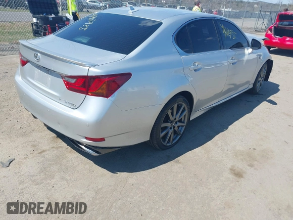 2013 Lexus GS 350 with VIN JTHCE1BL6D5017064, listed as a IAAI auction lot 41902935 with 147,881 mi miles. Bid and sale history available at carsss.com. Image 4.