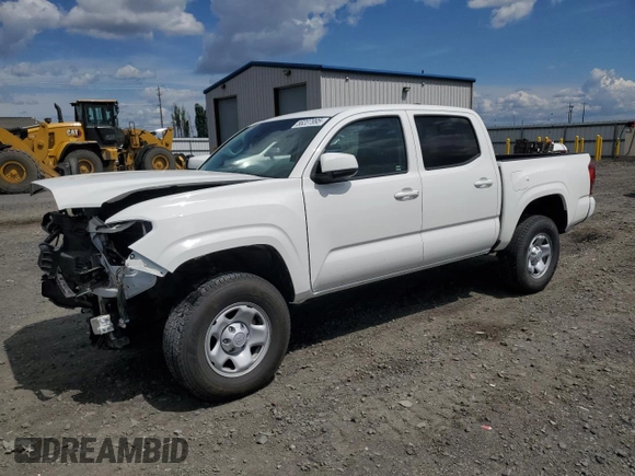 2021 Toyota Tacoma SR z VIN 3TMCZ5ANXMM375679, wystawiony jako Copart lot #58207995 z przebiegiem Nie podano mil oraz Szkoda całkowita • Salvage title. Historia ofert i sprzedaży dostępna na DreamBid. Obrazek 1.