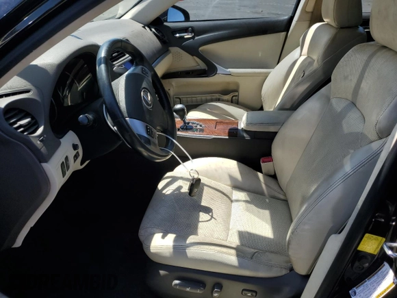 2012 Lexus IS 350 with VIN JTHBE5C28C5028963, listed as a Copart auction lot 62705175 with 153,578 mi miles and Salvage title. Bid and sale history available at DreamBid. Image 7.