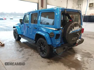 2024 Jeep Wrangler Sahara with VIN 1C4RJXP64RW170976, listed as a IAAI auction lot 41867996 with 4,406 mi miles and . Bid and sale history available at DreamBid. Image 3.