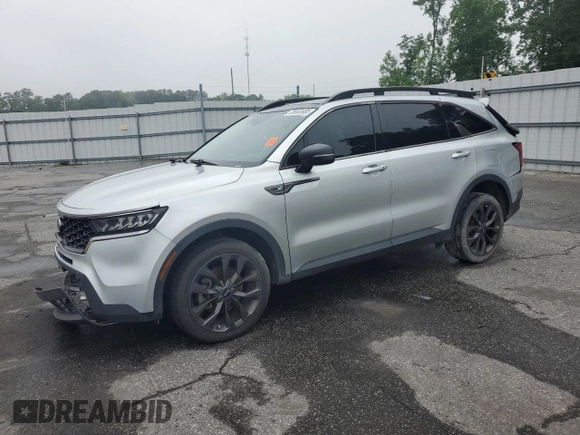 2021 Kia Sorento EX with VIN 5XYRHDLF9MG071527, listed as a Copart auction lot 58660985 with 111,057 mi miles and Clean title. Bid and sale history available at DreamBid. Image 1.