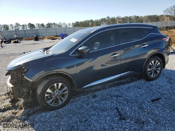 2017 Nissan Murano SL with VIN 5N1AZ2MGXHN127247, listed as a Copart auction lot 48670835 with 116,668 mi miles and Salvage Title. Bid and sale history available at carsss.com. Image 1.