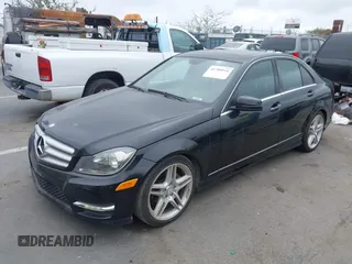 2013 Mercedes-Benz C-Class C 250 Sport with VIN WDDGF4HB7DA783141, listed as a IAAI auction lot 41788954 with 1 mi miles. Bid and sale history available at carsss.com. Image 2.