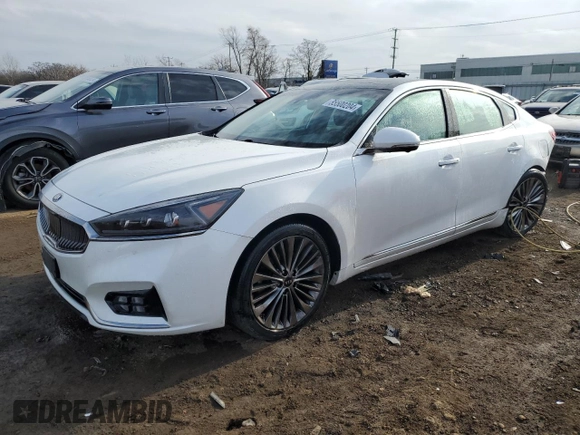 2019 Kia Cadenza Technology with VIN KNALC4J16K5159529, listed as a Copart auction lot 85500204 with 49,516 mi miles and Salvage Title. Bid and sale history available at carsss.com. Image 1.