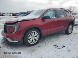 2024 GMC Acadia AWD Elevation z VIN 1GKENNKSXRJ185012, wystawiony jako Copart lot #41462965 z przebiegiem 2102 mil mil oraz Szkody całkowita. Historia ofert i sprzedaży dostępna na DreamBid. Obrazek 1.