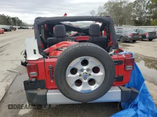 2014 Jeep Wrangler Unlimited Sahara with VIN 1C4BJWEG6EL132295, listed as a Copart auction lot 88751625 with 0 mi miles and Salvage Title. Bid and sale history available at carsss.com. Image 6.
