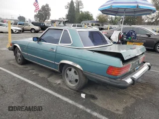 1989 Mercedes-Benz 560 SL with VIN WDBBA48D7KA100368, listed as a Copart auction lot 86422614 with 171,003 mi miles and Clean Title. Bid and sale history available at carsss.com. Image 2.