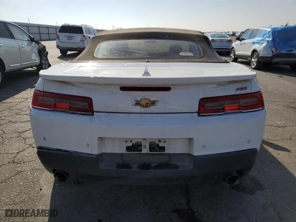 2015 Chevrolet Camaro LT with VIN 2G1FD3D3XF9276858, listed as a Copart auction lot 80681384 with 195,237 mi miles and Clean Title. Bid and sale history available at carsss.com. Image 6.